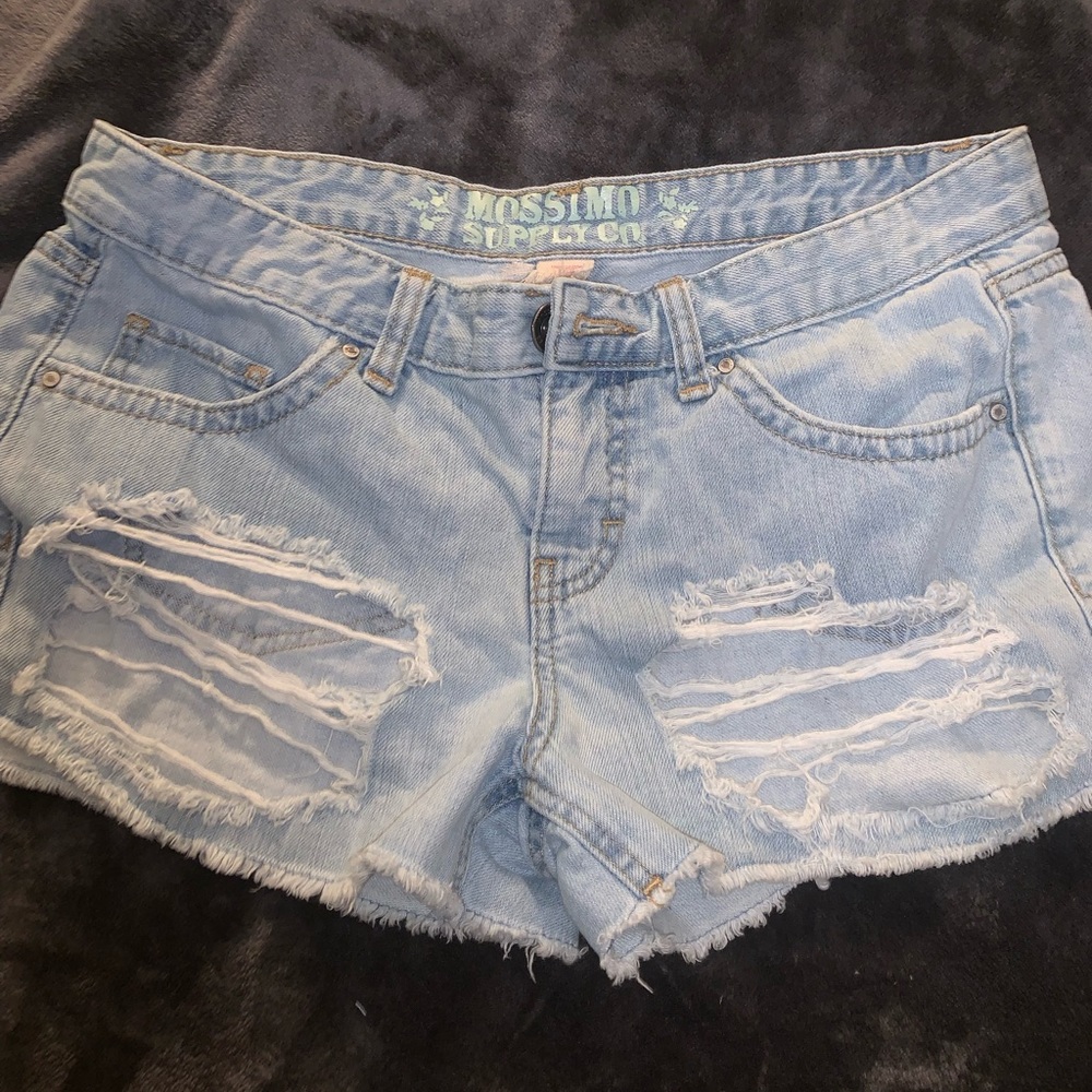 Denim shorts
